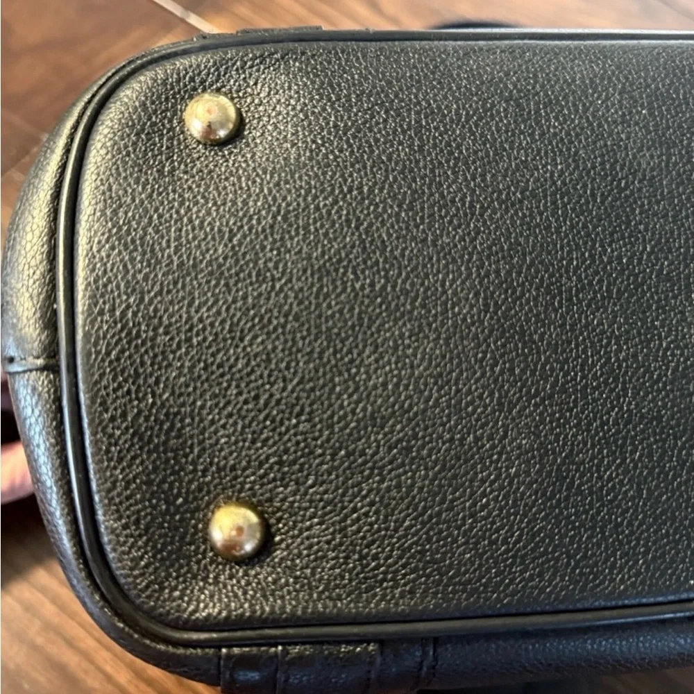 MCM Black Leather Munchen studded satchel - Picture 12 of 15